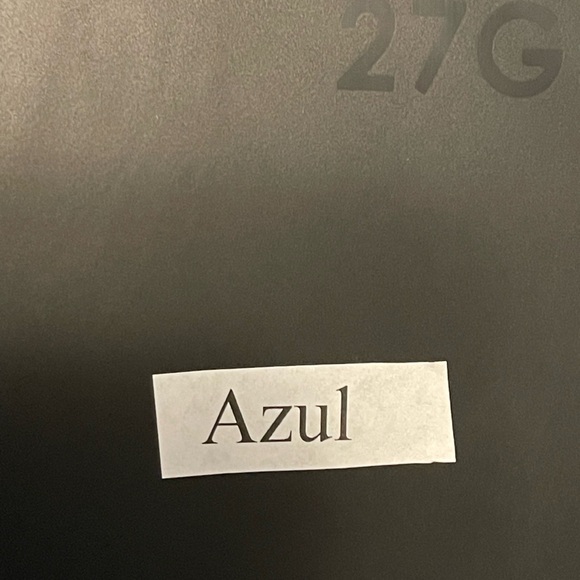 Merona blue and white striped v neck sweater size large - Picture 6 of 6